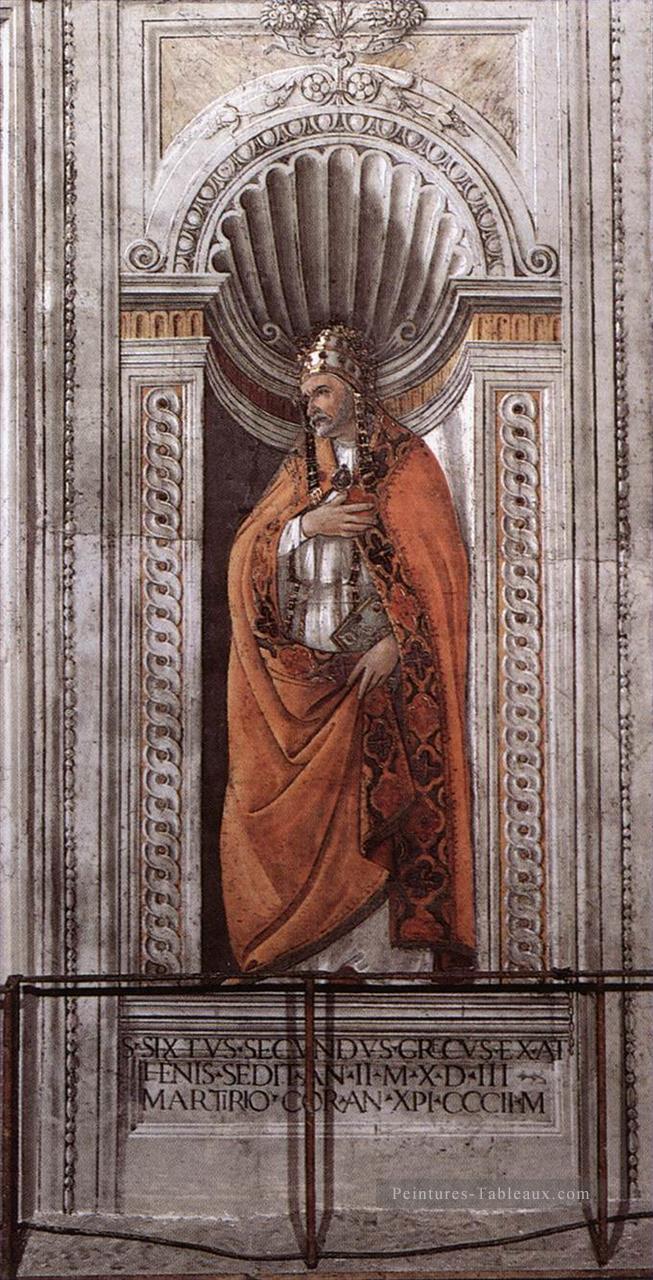 Sixte II Sandro Botticelli Peintures à l'huile